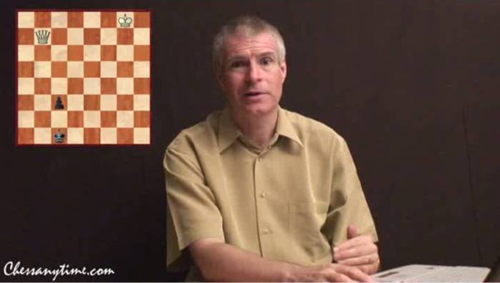 Endgames 4: Queen chasing a pawn 2